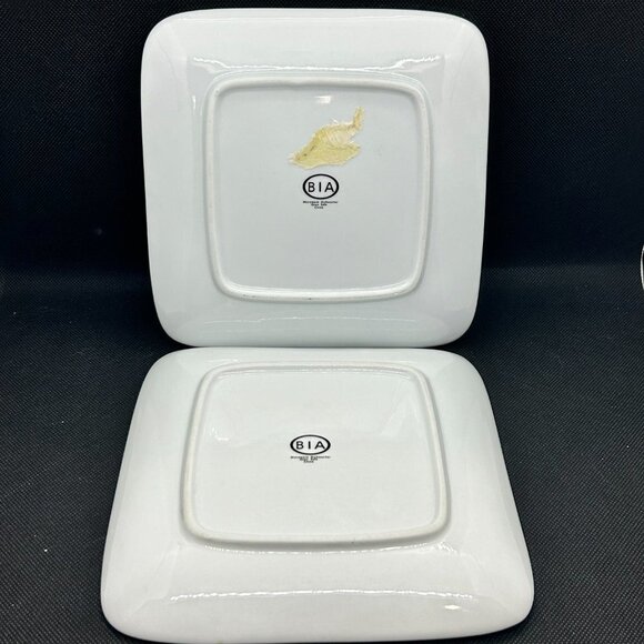 Set of 2 BIA square halloween plates - Picture 2 of 2